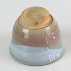 Japanese Ceramic Hagi Ware Teacup Yunomi Vtg White Glaze Sencha TC314