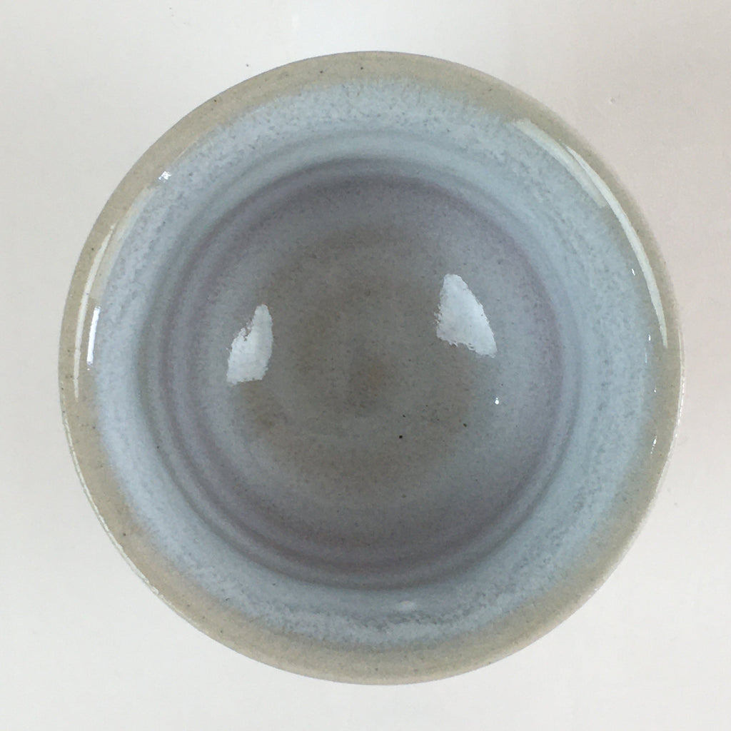 Japanese Ceramic Hagi Ware Teacup Yunomi Vtg White Glaze Sencha TC314