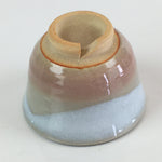 Japanese Ceramic Hagi Ware Teacup Yunomi Vtg White Glaze Sencha TC315
