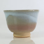 Japanese Ceramic Hagi Ware Teacup Yunomi Vtg White Glaze Sencha TC315