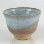 Japanese Ceramic Hagi Ware Teacup Yunomi Vtg White Glaze Sencha TC316
