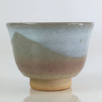 Japanese Ceramic Hagi Ware Teacup Yunomi Vtg White Glaze Sencha TC316
