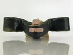 Japanese Ceramic Hina Doll Vtg Princess Girl's Day Festival Green Glaze ID471