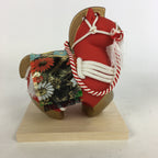 Japanese Ceramic Horse Statue Vtg Pottery Lucky Charm Kaiunshussegoma BD657