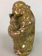Japanese Ceramic Hotei-Son Statue Vtg 7 Gods Good Fortune Wealth BD540