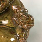 Japanese Ceramic Hotei-Son Statue Vtg 7 Gods Good Fortune Wealth BD540
