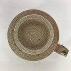 Japanese Ceramic Igayaki Teacup Mug Saucer Vtg Cup Plate Set Green Glaze PP571