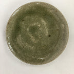 Japanese Ceramic Igayaki Teacup Mug Saucer Vtg Cup Plate Set Green Glaze PP571