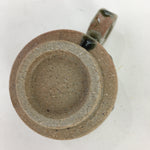 Japanese Ceramic Igayaki Teacup Mug Saucer Vtg Cup Plate Set Green Glaze PP575