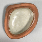 Japanese Ceramic Incense Container Vtg Pottery Kogo Clam Shrimp PP402