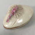 Japanese Ceramic Incense Container Vtg Pottery Kogo Clam Shrimp PP402