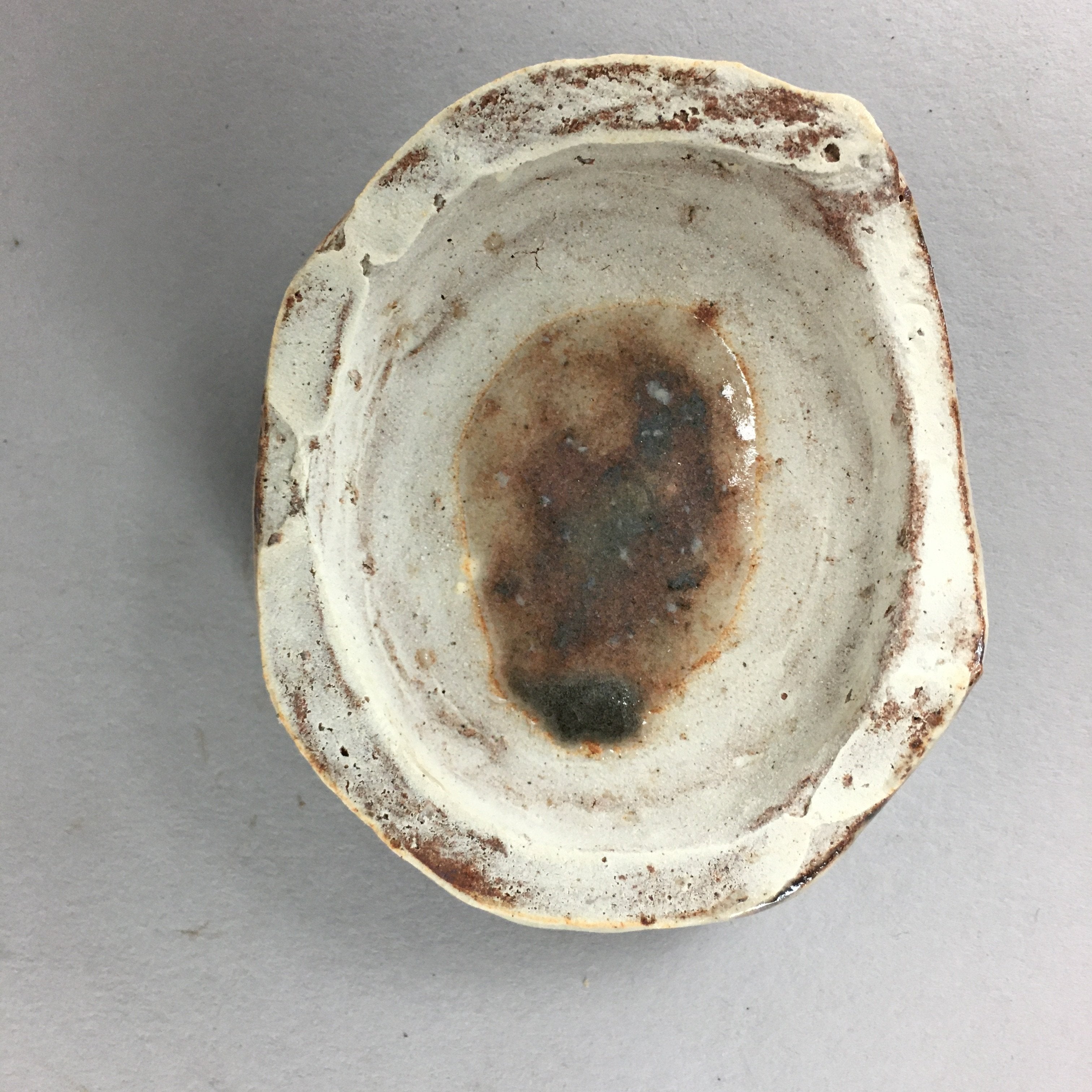 Japanese Ceramic Incense Container Vtg Pottery Kogo Hagiyaki PP461