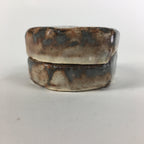 Japanese Ceramic Incense Container Vtg Pottery Kogo Hagiyaki PP461