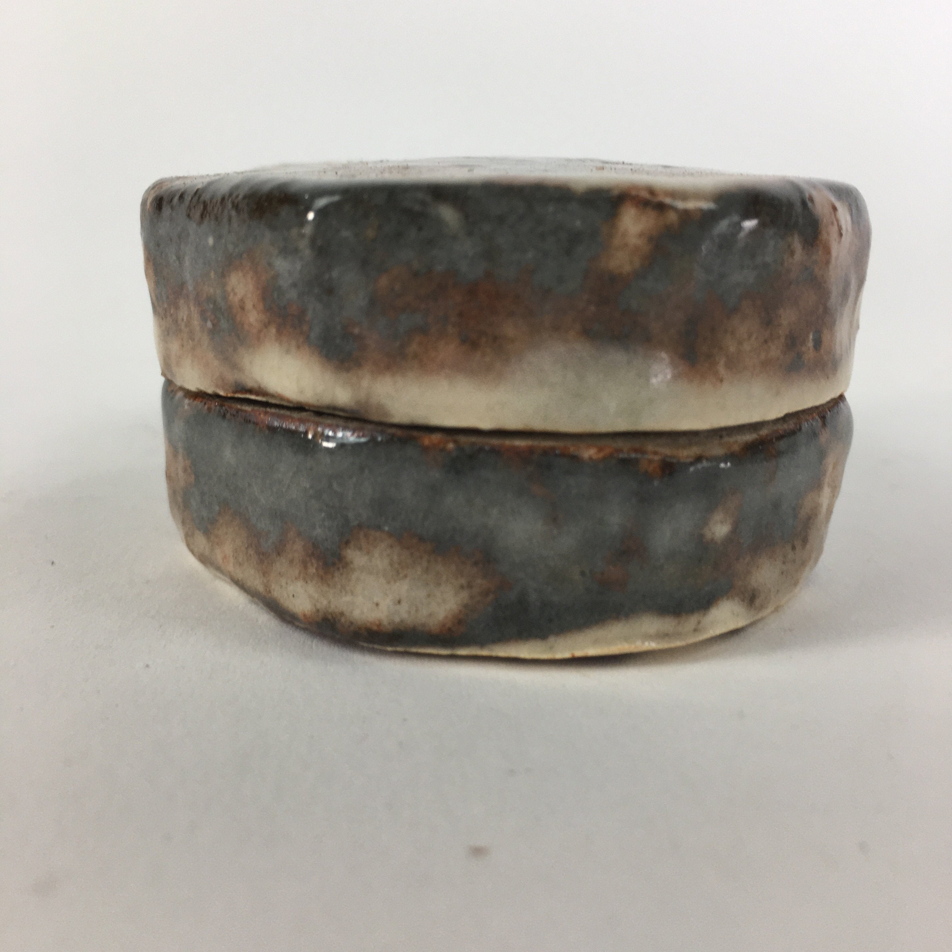 Japanese Ceramic Incense Container Vtg Pottery Kogo Hagiyaki PP461