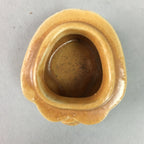 Japanese Ceramic Incense Container Vtg Pottery Kogo Monkey Brown PP60