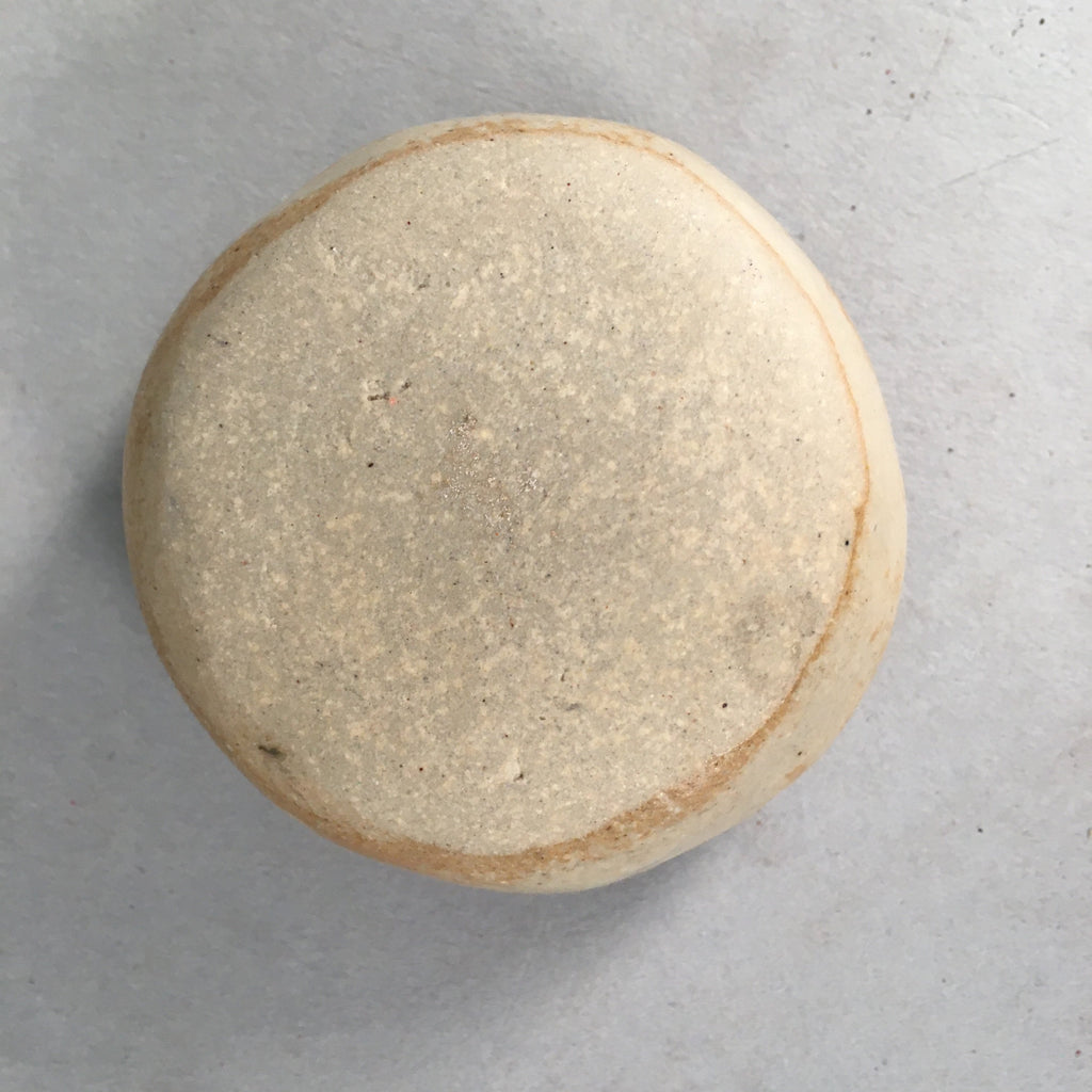 Japanese Ceramic Incense Container Vtg Pottery Kogo Round Ki Seto PP398