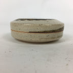 Japanese Ceramic Incense Container Vtg Pottery Kogo Round Zodiac Snake PP778