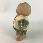 Japanese Ceramic Kimono Child Statue Tokoname ware Vtg Pottery Okimono BD533