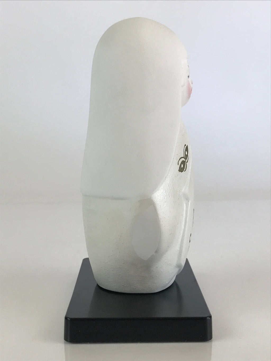 Japanese Ceramic Kimono Girl Doll Vtg Figurine Okimono White PX643