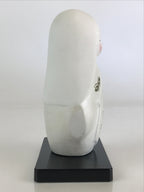 Japanese Ceramic Kimono Girl Doll Vtg Figurine Okimono White PX643