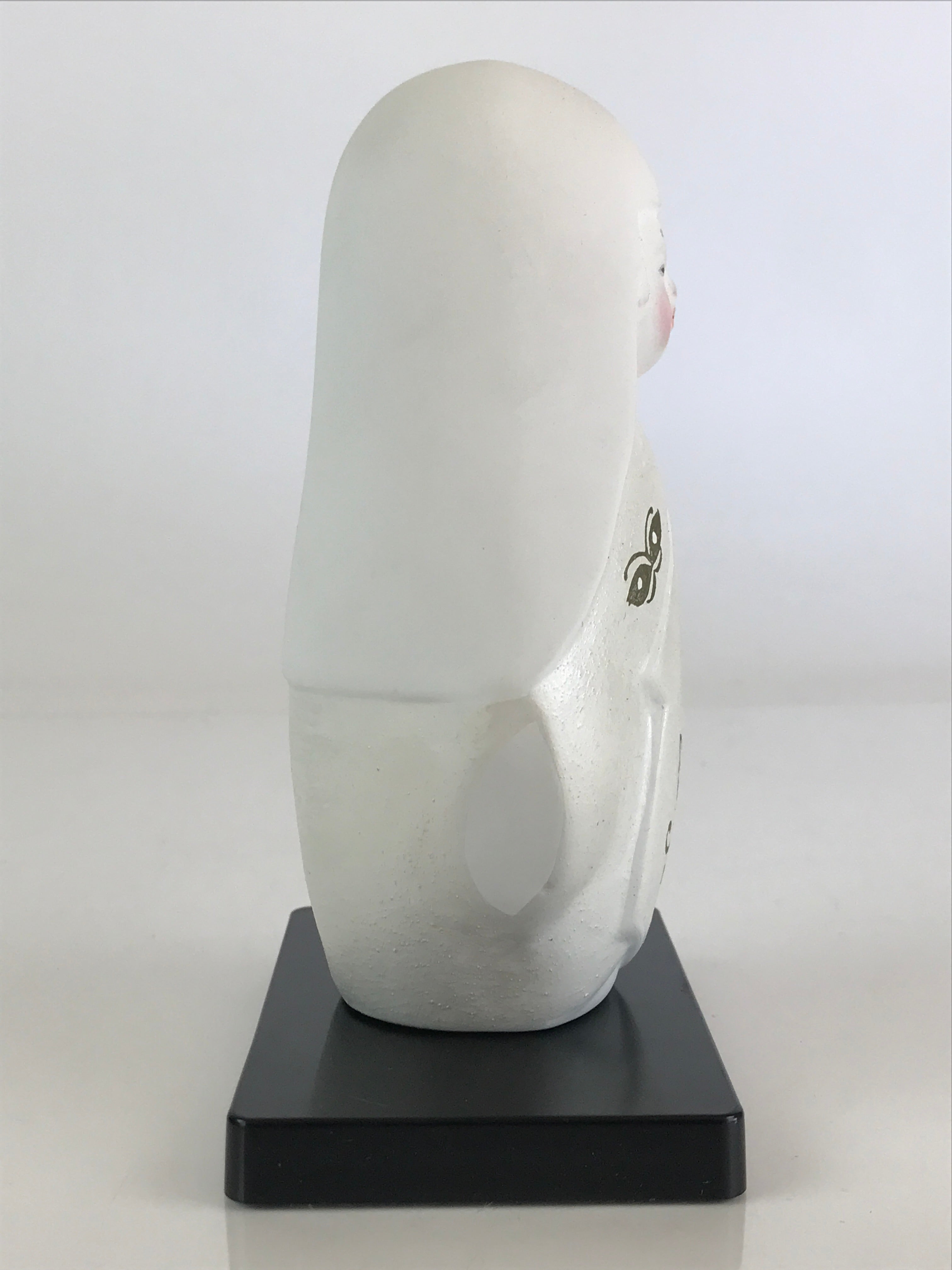 Japanese Ceramic Kimono Girl Doll Vtg Figurine Okimono White PX643