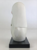 Japanese Ceramic Kimono Girl Doll Vtg Figurine Okimono White PX643
