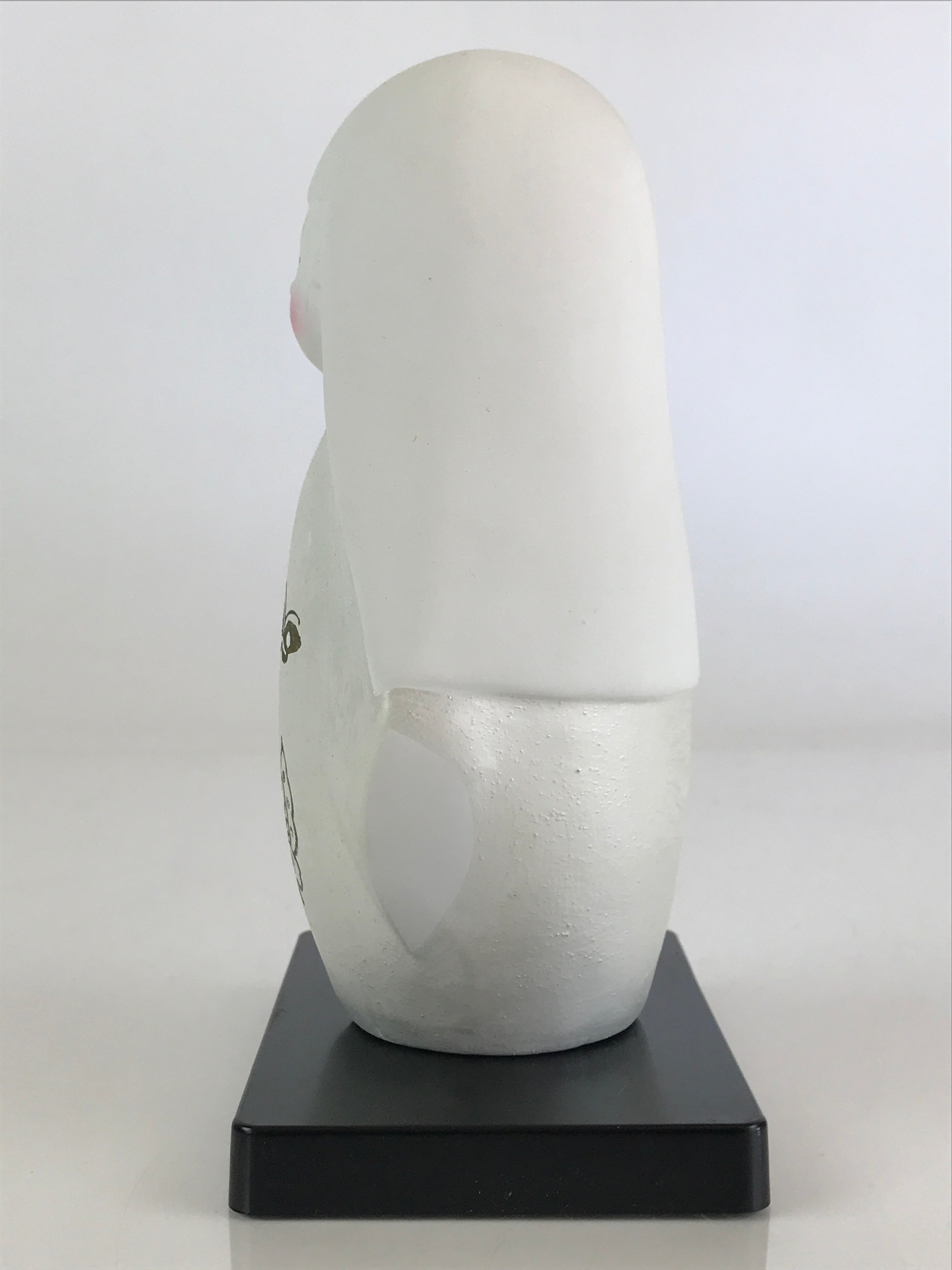 Japanese Ceramic Kimono Girl Doll Vtg Figurine Okimono White PX643