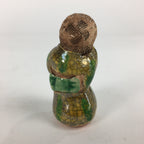 Japanese Ceramic Kimono Lady Doll Figurine Vtg Pottery Yellow Green Kimono KF571