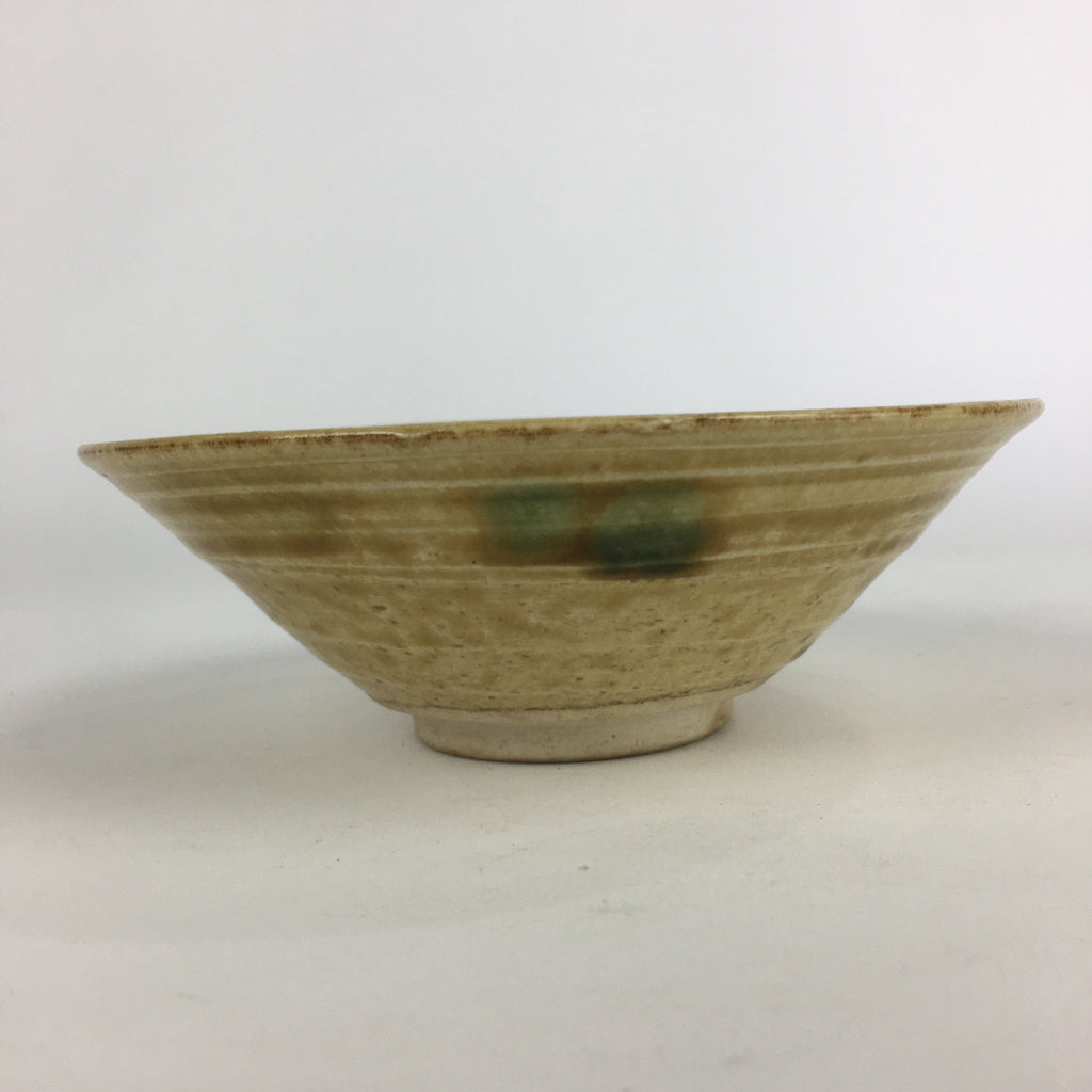 Japanese Ceramic Kiseto Tea Ceremony Green Tea Bowl Vtg Chawan GTB928