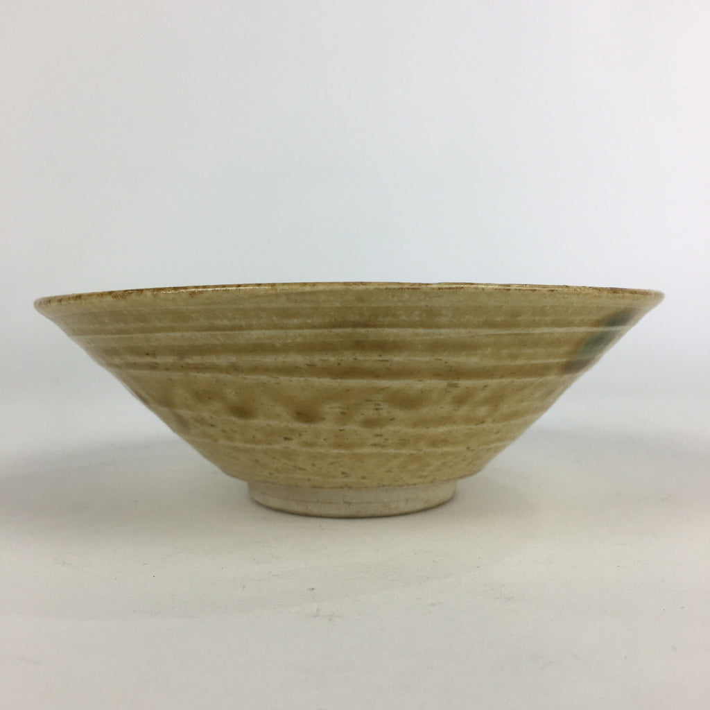Japanese Ceramic Kiseto Tea Ceremony Green Tea Bowl Vtg Chawan GTB928