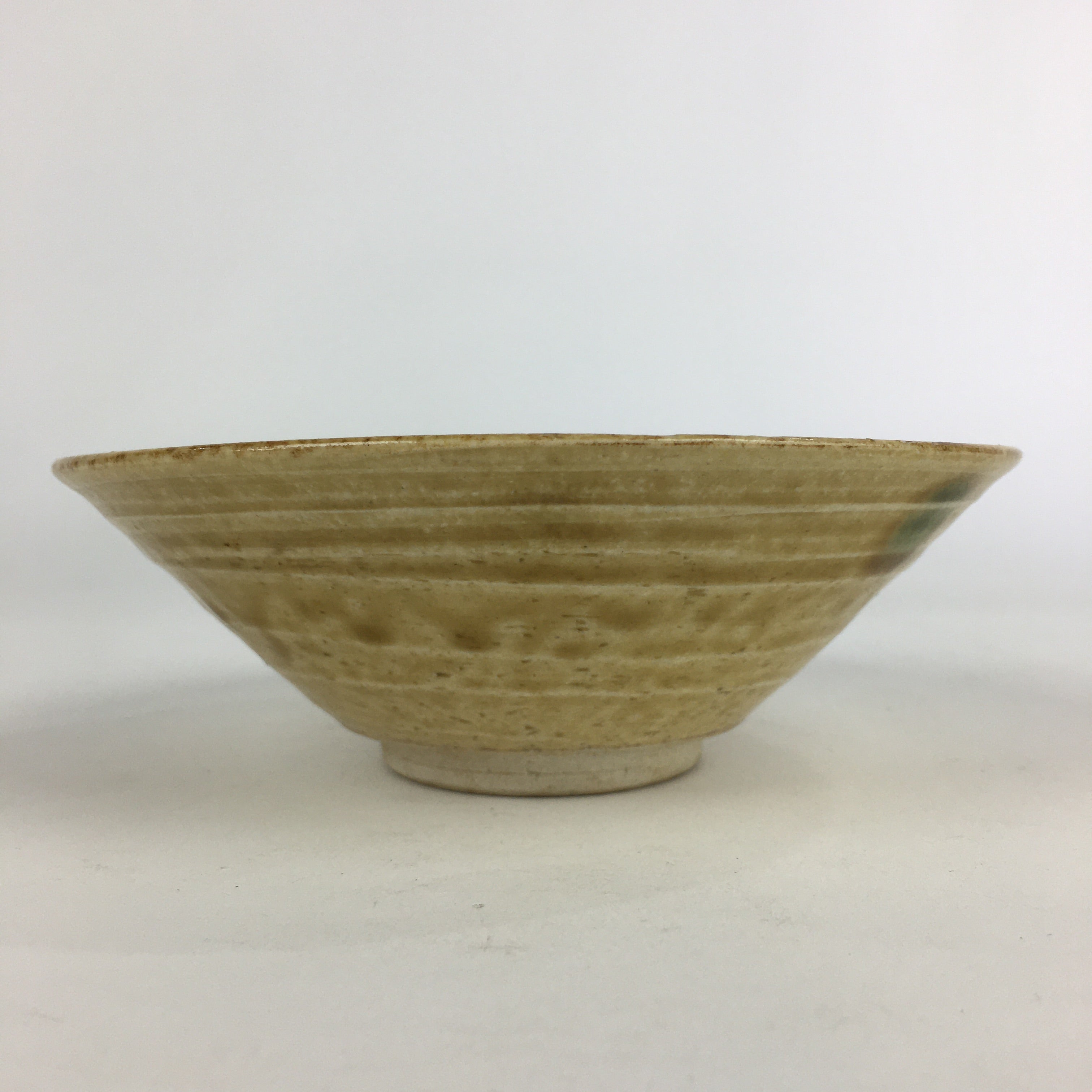 Japanese Ceramic Kiseto Tea Ceremony Green Tea Bowl Vtg Chawan GTB928