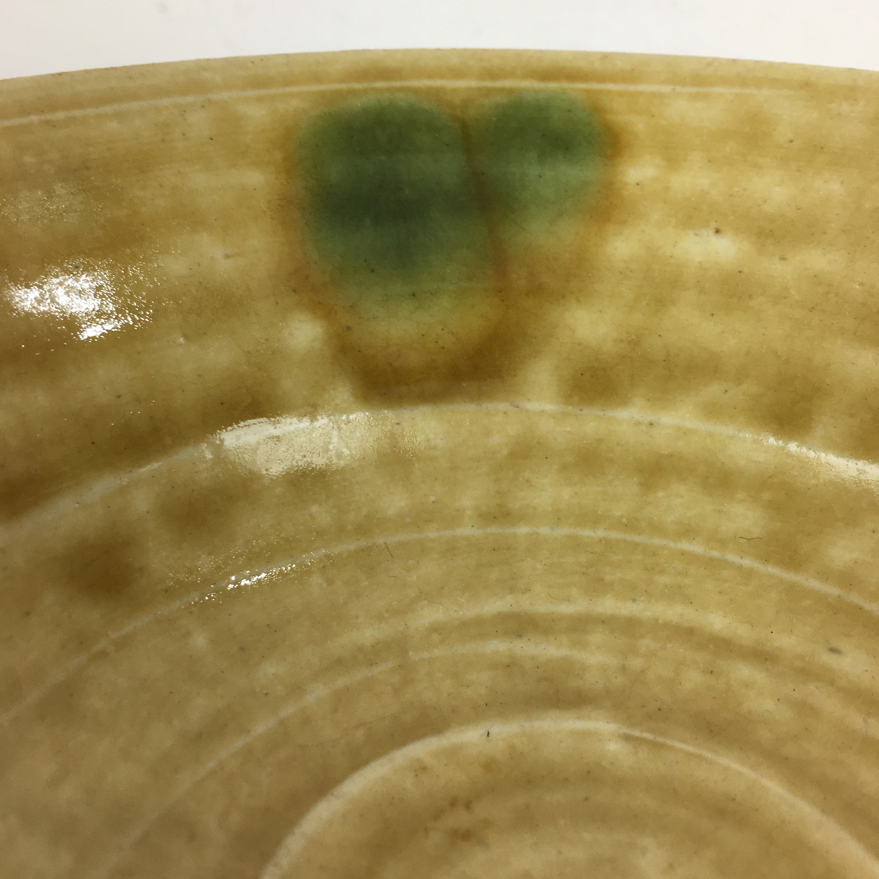 Japanese Ceramic Kiseto Tea Ceremony Green Tea Bowl Vtg Chawan GTB928