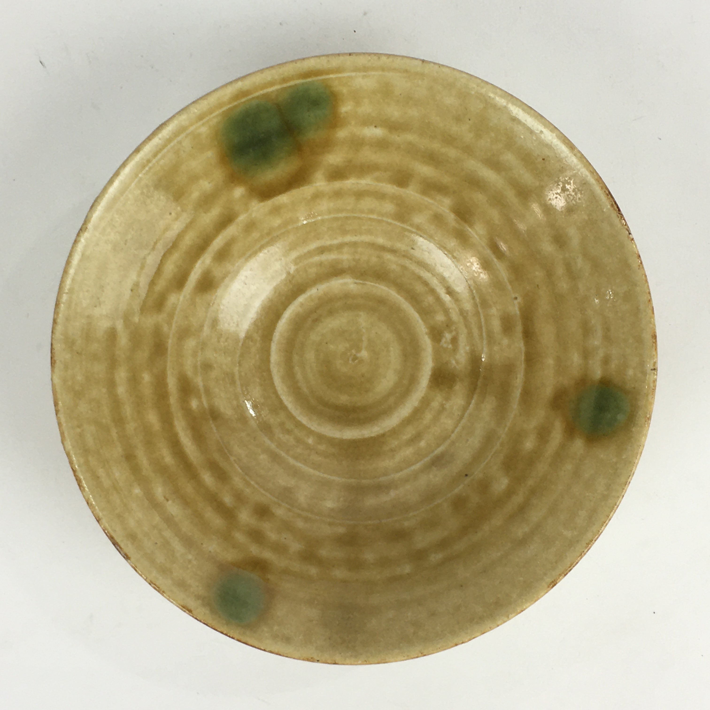 Japanese Ceramic Kiseto Tea Ceremony Green Tea Bowl Vtg Chawan GTB928