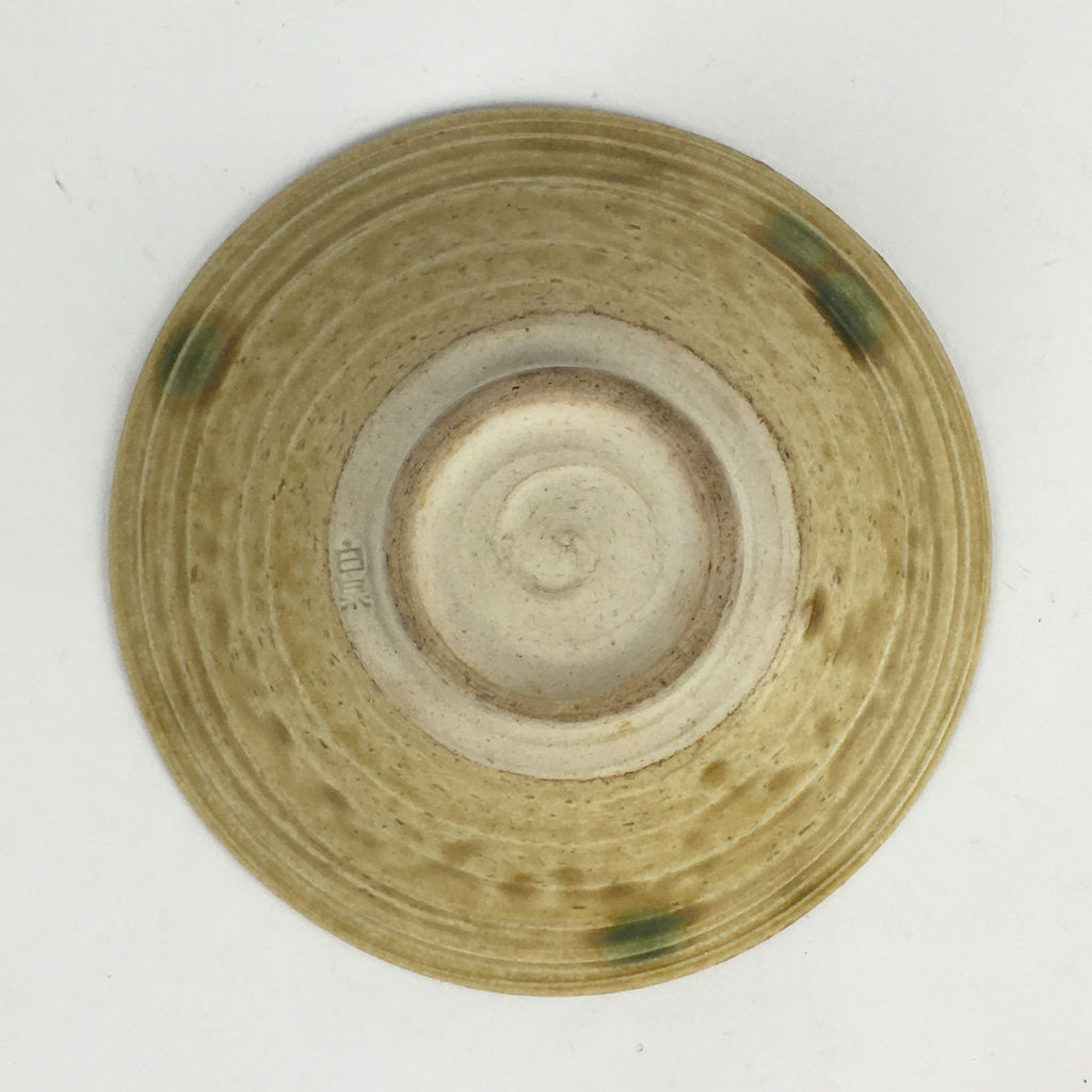 Japanese Ceramic Kiseto Tea Ceremony Green Tea Bowl Vtg Chawan GTB928