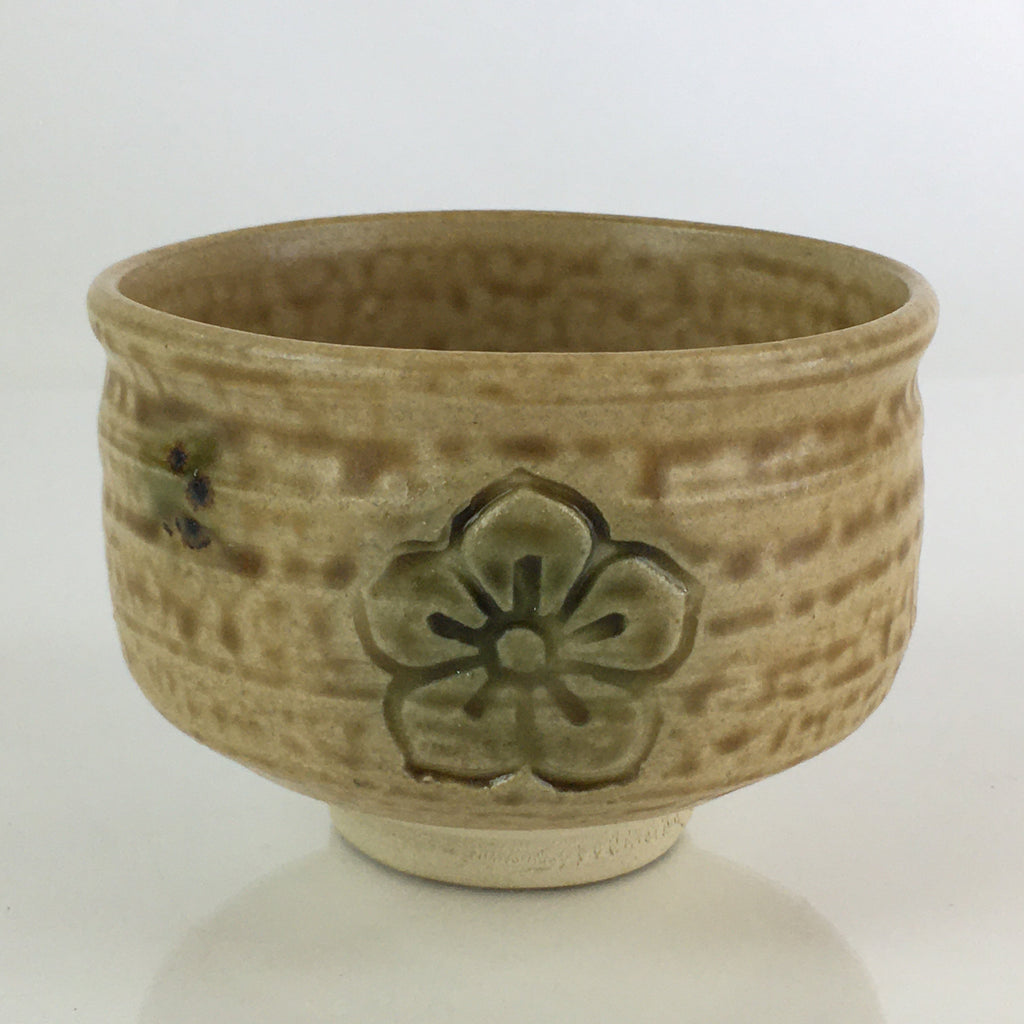 Japanese Ceramic Kiseto Tea Ceremony Green Tea Bowl Vtg Chawan GTB944