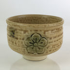 Japanese Ceramic Kiseto Tea Ceremony Green Tea Bowl Vtg Chawan GTB944