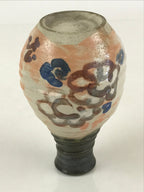 Japanese Ceramic Kishu Ware Aoi Kiln Sake Bottle Pottery Yakimono Tokkuri TS492
