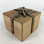 Japanese Ceramic Kuro-Oribe Green Tea Bowl Vtg Chawan Boxed Pottery PX603