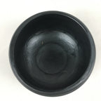 Japanese Ceramic Kuro-Oribe Green Tea Bowl Vtg Chawan Boxed Pottery PX603