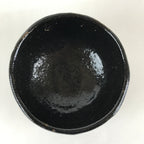 Japanese Ceramic Kuroraku Green Tea Bowl Vtg Chawan Tea Ceremony Matcha GTB974