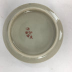 Japanese Ceramic Kutani Teacup Vtg Pottery Red Gold flower Yunomi Sencha TC217