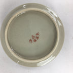 Japanese Ceramic Kutani Teacup Vtg Pottery Red Gold flower Yunomi Sencha TC218