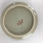 Japanese Ceramic Kutani Teacup Vtg Pottery Red Gold flower Yunomi Sencha TC218
