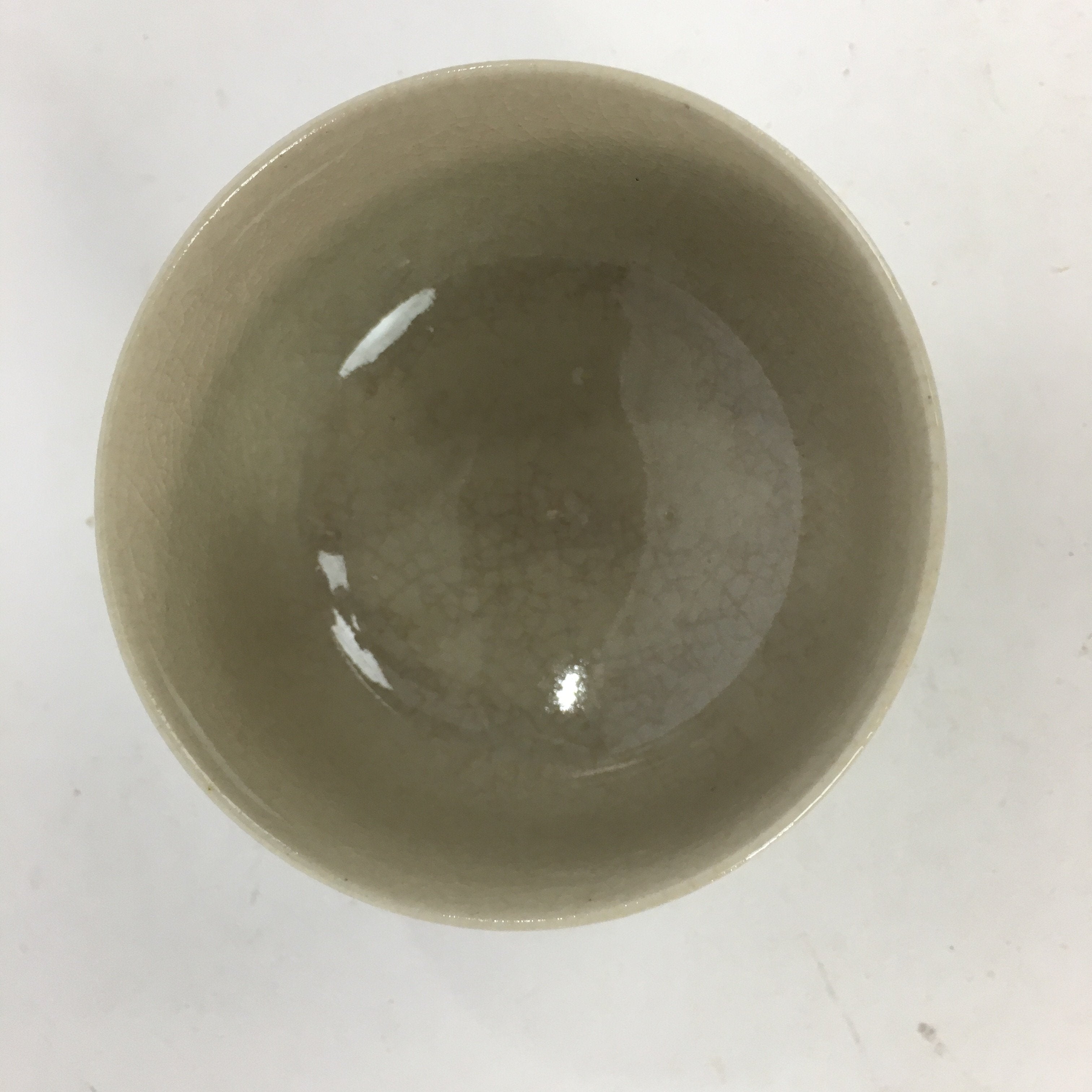 Japanese Ceramic Kutani Teacup Vtg Pottery Red Gold flower Yunomi Sencha TC218