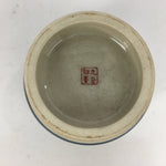 Japanese Ceramic Kutani Teacup Vtg Pottery Red Gold flower Yunomi Sencha TC218
