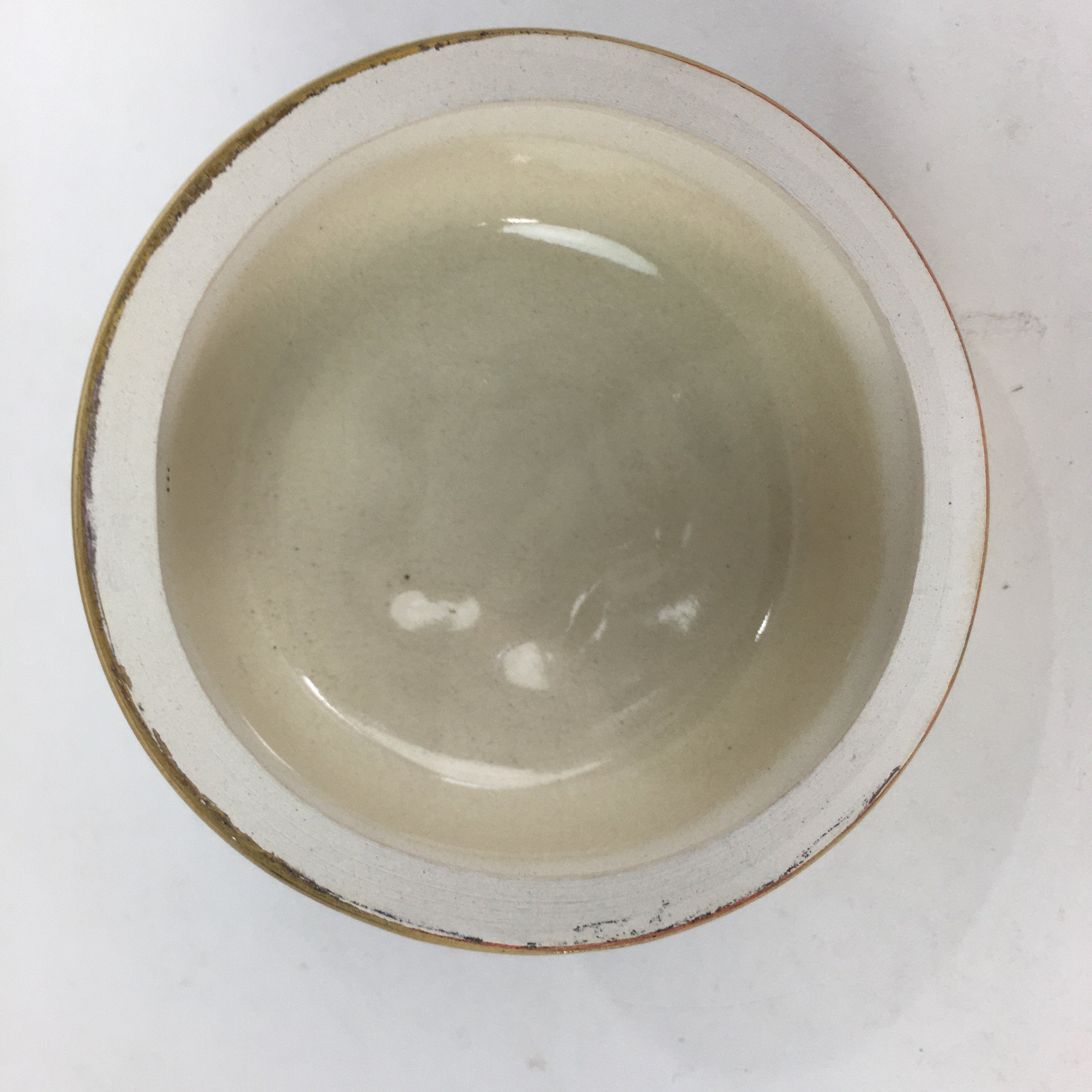 Japanese Ceramic Kutani Ware Lidded Pot Jar Tsubo Vtg Pottery Flower Pattern PP5