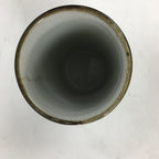 Japanese Ceramic Kutani Ware Teacup Yunomi Vtg White Plum Blossom Sencha TC230