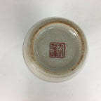 Japanese Ceramic Kutani ware Sake Bottle Tokkuri Vtg Pottery Flower Bird Design