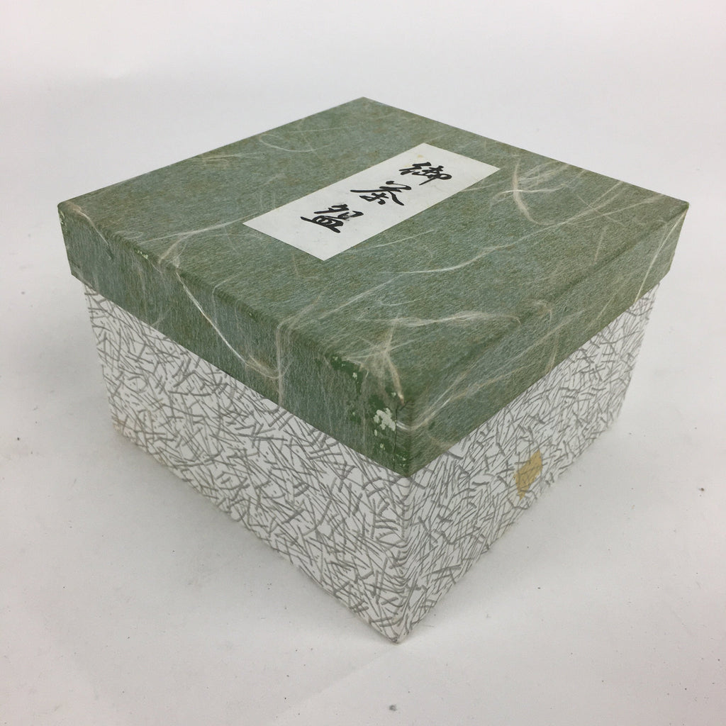 Japanese Ceramic Kyo Ware Mishima Green Tea Bowl ChawanTea Ceremony PX569