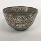 Japanese Ceramic Kyo Ware Mishima Green Tea Bowl ChawanTea Ceremony PX569
